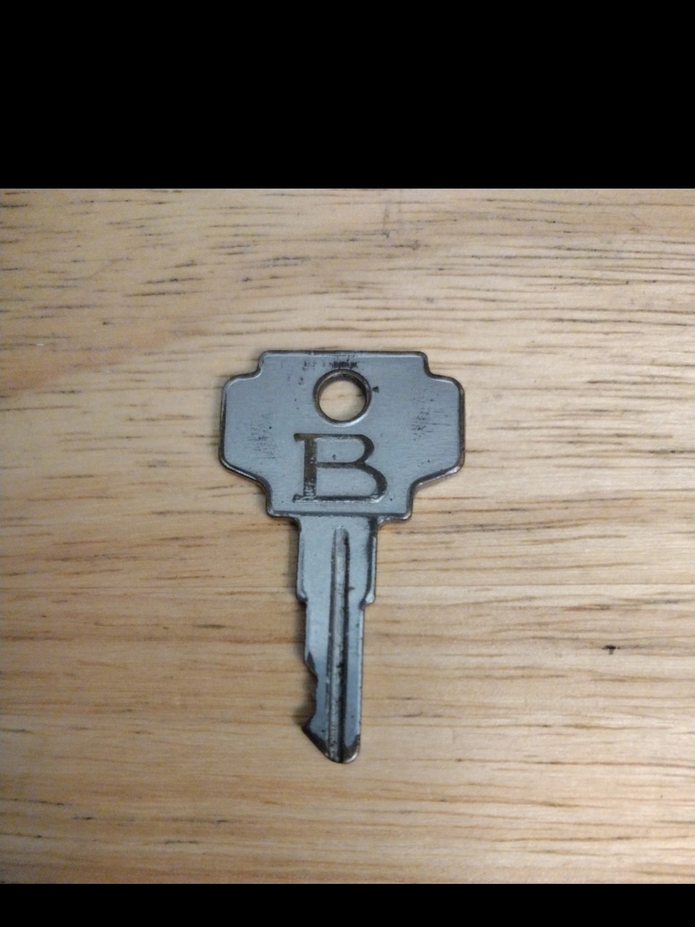 Vintage Key Theodore Bargman Co. for Airstream Camper RV K1054B Hand Stamped TB4